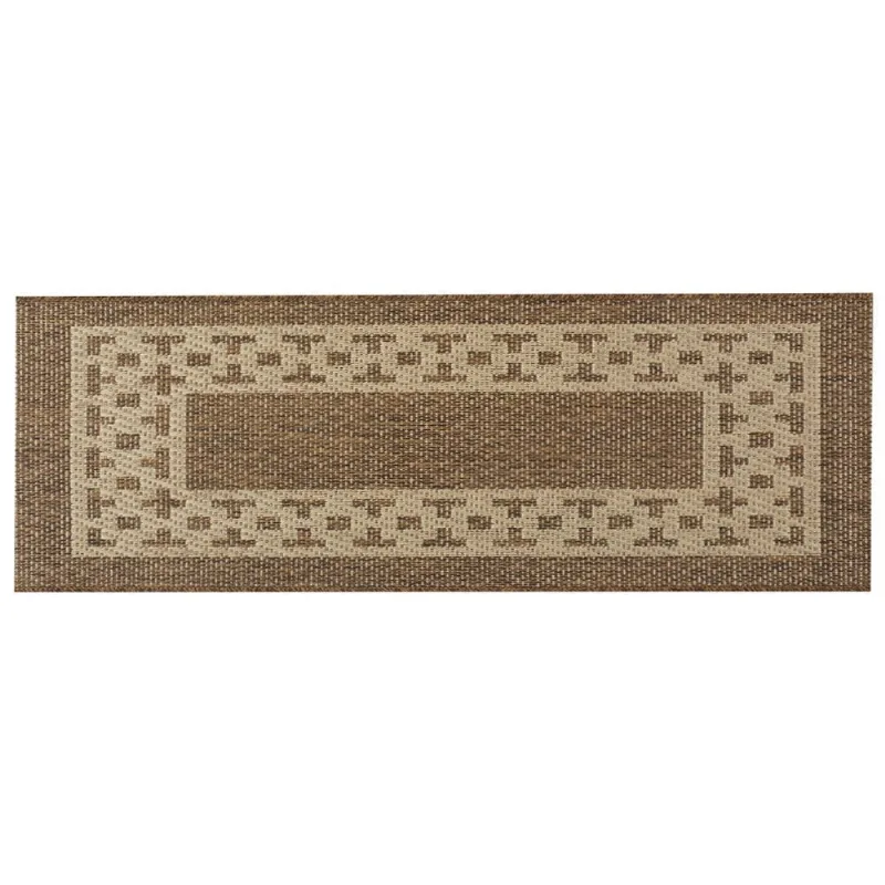 Tapete Cancun 50X1,20M Sisal Havan Casa - Grega Marrom