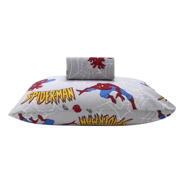 Jogo De Cama Solteiro Infantil 2 Peças Lepper - Homem Aranha