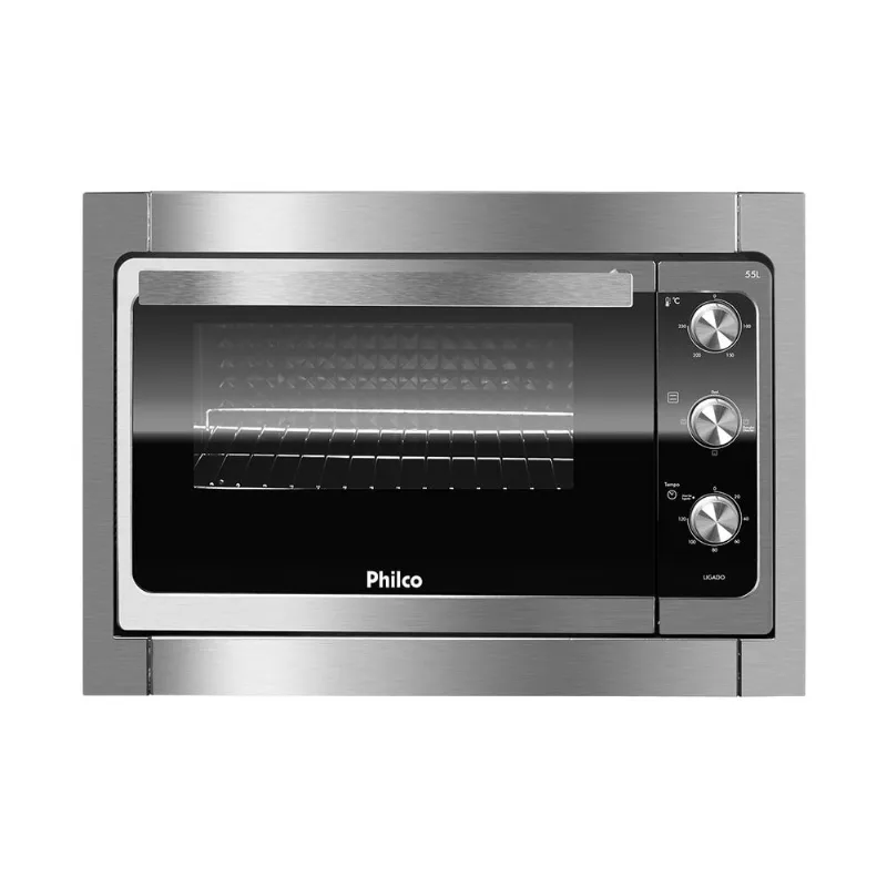 Forno Elétrico de Embutir Philco PFE55E Esmaltado 55L 220V