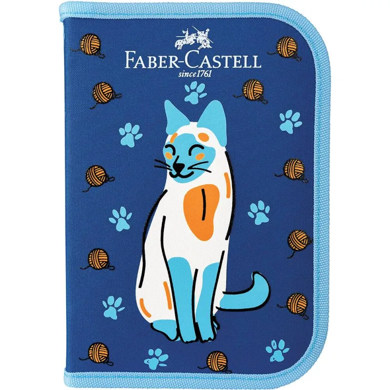 Estojo Escolar Pets Gato 18 Unidades - LC