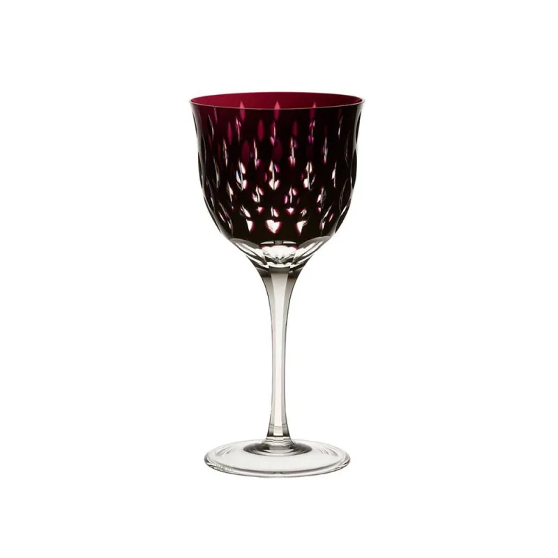 Taça para vinho tinto em cristal Strauss Overlay 225.102.152 370ml ametista - Strauss - Utilidades Domesticas