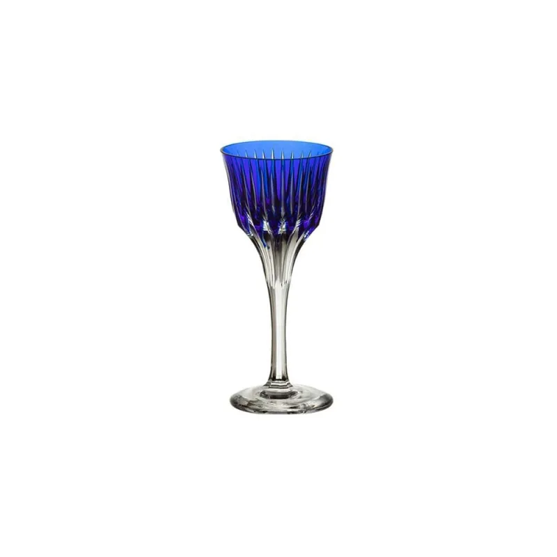 Taça de licor em cristal Strauss Overlay 225.105.150 60ml azul escuro - Strauss - Utilidades Domesticas