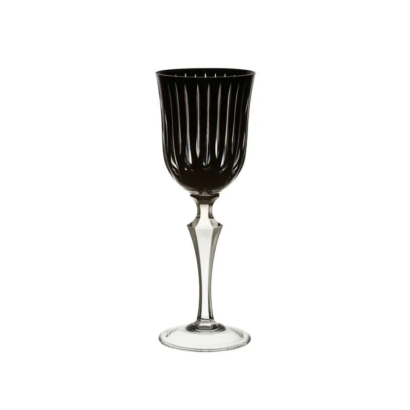 Taça para vinho tinto em cristal Strauss Overlay 237.102.150 350ml preta - Strauss - Utilidades Domesticas