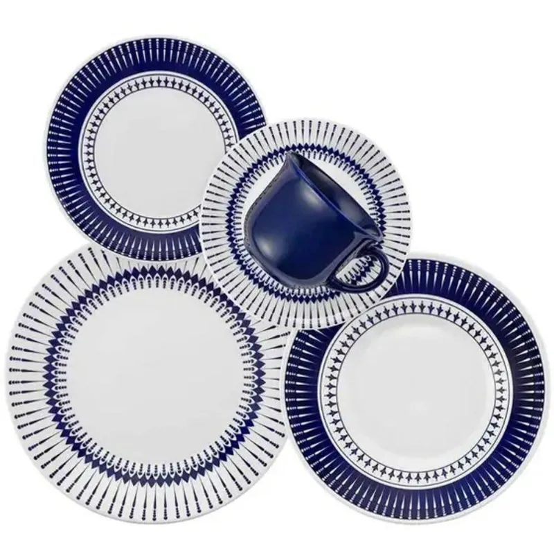 Jogo De Jantar Em Cerâmica Donna Com 20 Peças Oxford Colb