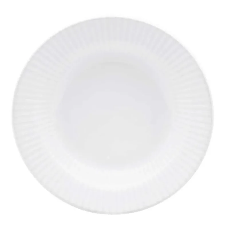 Prato Fundo Branco 21,5cm Oxford