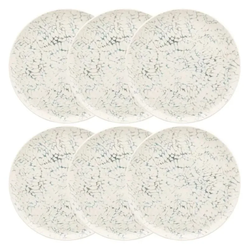 Conjunto de Pratos Rasos 06 Peças Flat Tie-Dye Oxford - Oxford - Utilidades Domesticas