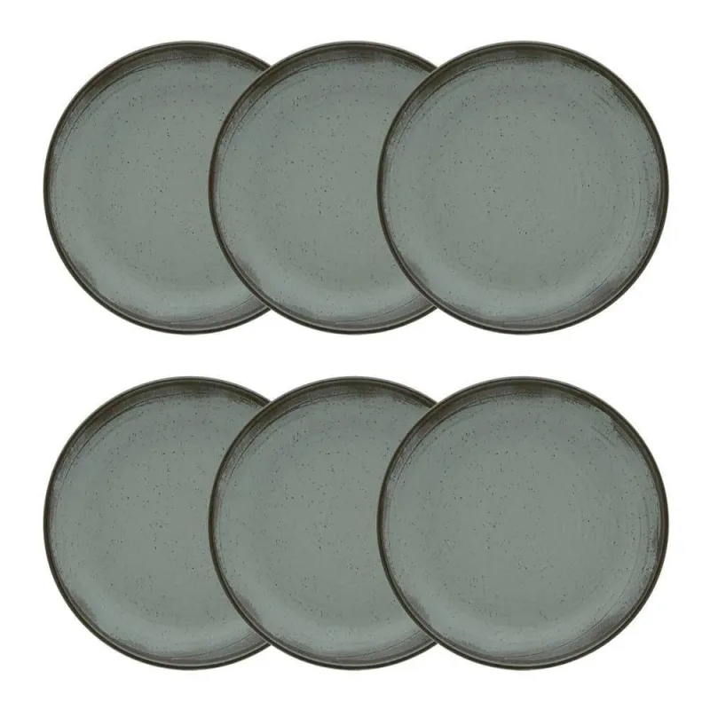 Conjunto De Pratos Fundos 06 Peças Flat Pacífico Oxford - Oxford - Casa E Construção