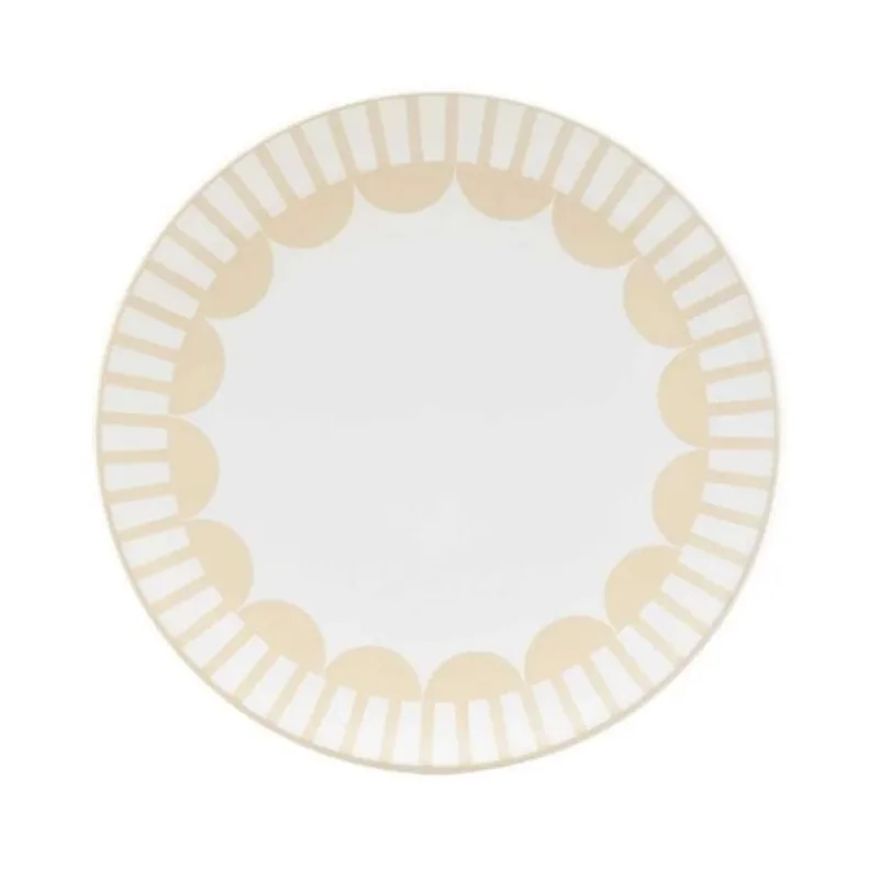 Prato Sobremesa 21cm Beige Oxford
