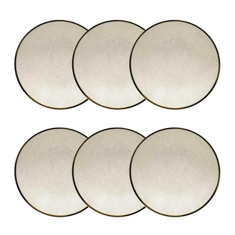 Conjunto De Pratos Fundos 06 Peças Unni Brisa Oxford - Oxford - Utilidades Domesticas