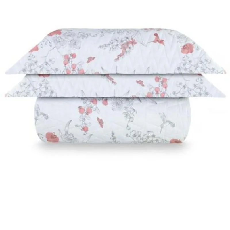 Colcha Casal 200 Fios Giardino - Naturalle Fashion