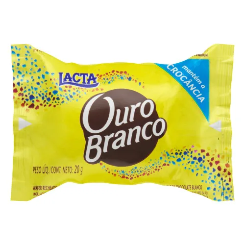 Bombom Lacta 21,5g Ouro Bco - LACTA - Mercearia