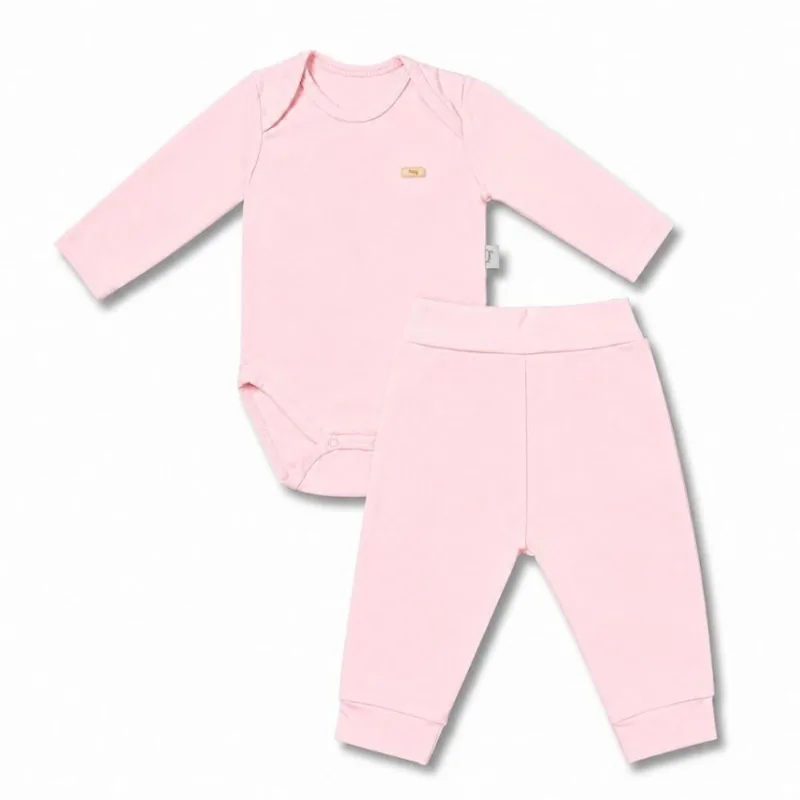 Conjunto Térmico Hug Body Longo e Calça Rosa RN