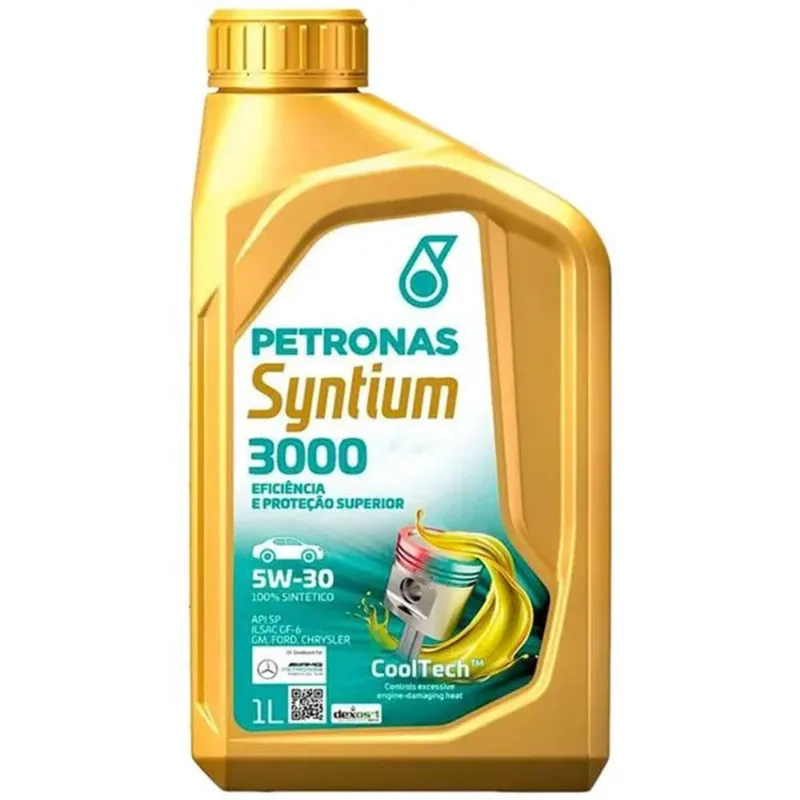 Óleo Sintético 5W30 Petronas Syntium 3000 am api sp 1 Litro