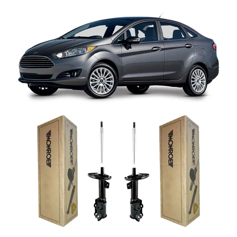 2 Amortecedor Monroe Dianteiro New Fiesta Sedan 2014 2015 16