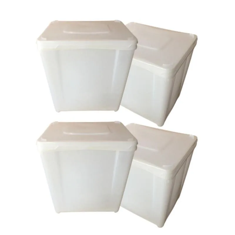 Pote Retangular 10l Para Frutas Frescas - 4 Pçs - Não Informado - Utilidades Domesticas