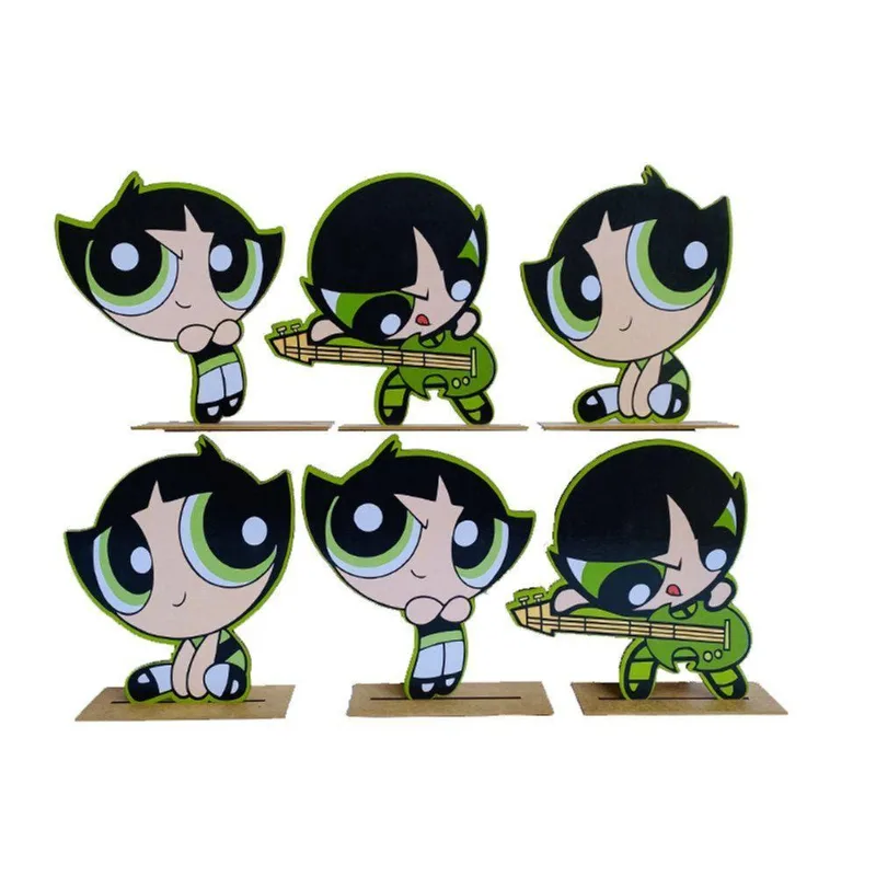 Kit Display De Mesa 6 Peças Para Festa Docinho Mdf