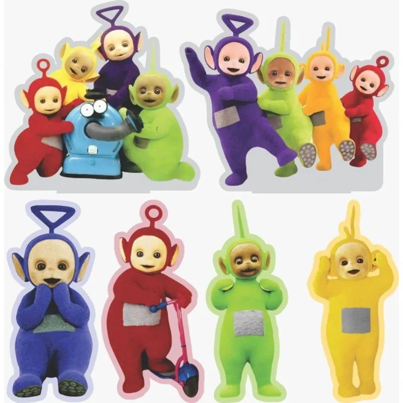 Kit Display De Mesa 6 Peças Teletubbies Mdf