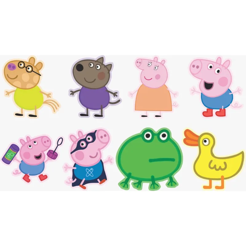 Kit Display de Mesa 8 Pç Festa Turma da Peppa Especial mdf