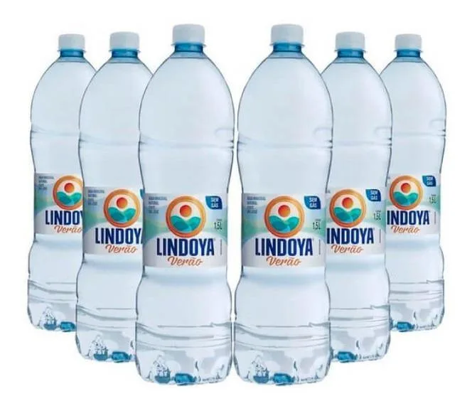 Água Mineral Lindoya Sem Gás 1,5l Fonte São José Kit 6 - Não Informado - Bebidas