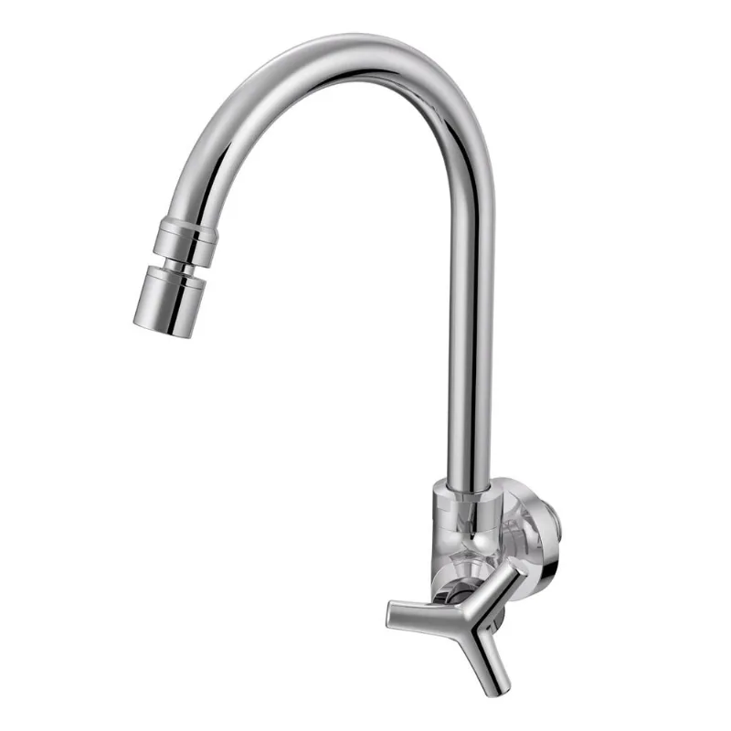 torneira para cozinha parede bica alta triplus 1/4 de volta docol cromado - 00872606