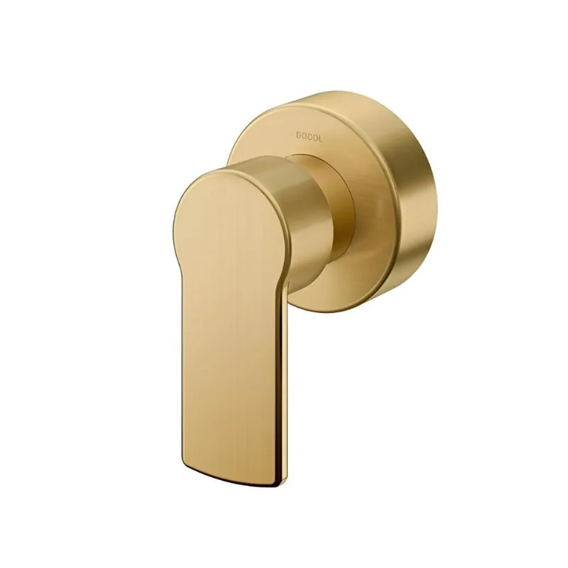 Acabamento para registro DocolBase 1/2", 3/4" 1" Argon Ouro Polido