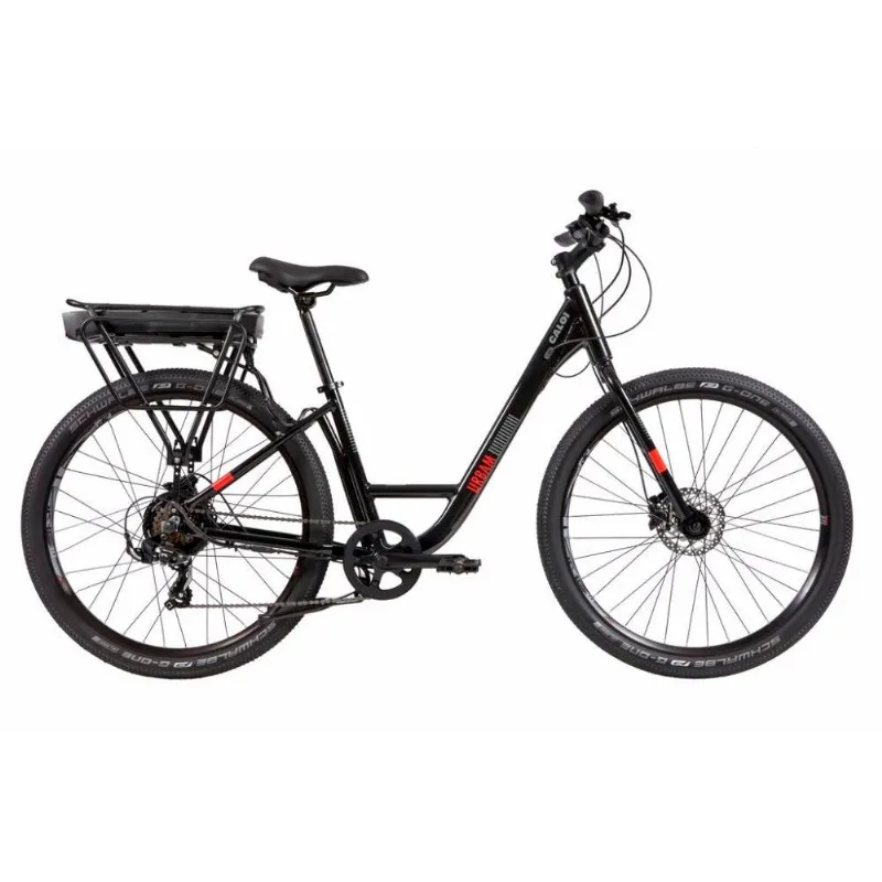 Bicicleta 27.5" Caloi E-Vibe Urbam 7 Marchas Preto Bicicleta Elétrica Caloi E-vibe Urbam Aro 27,5 - Motor 350w - 16,5'' - 7 Velocidades - Preto