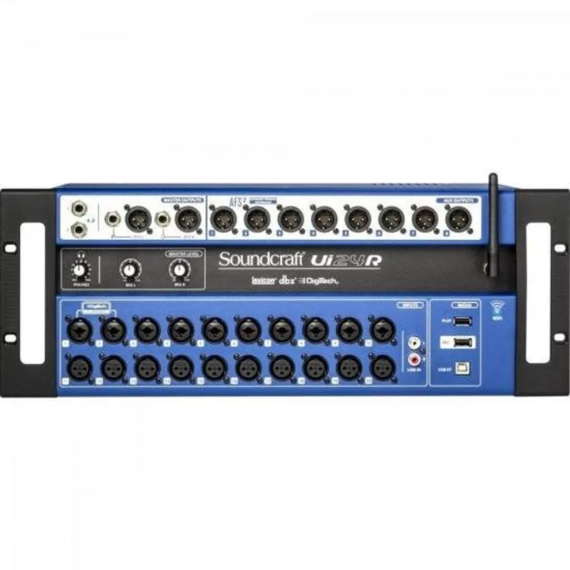Mesa De Som Digital Ui24r Com 24 Canais E Controle Sem Fio Preto Soundcraft - SOUNDCRAFT - Games