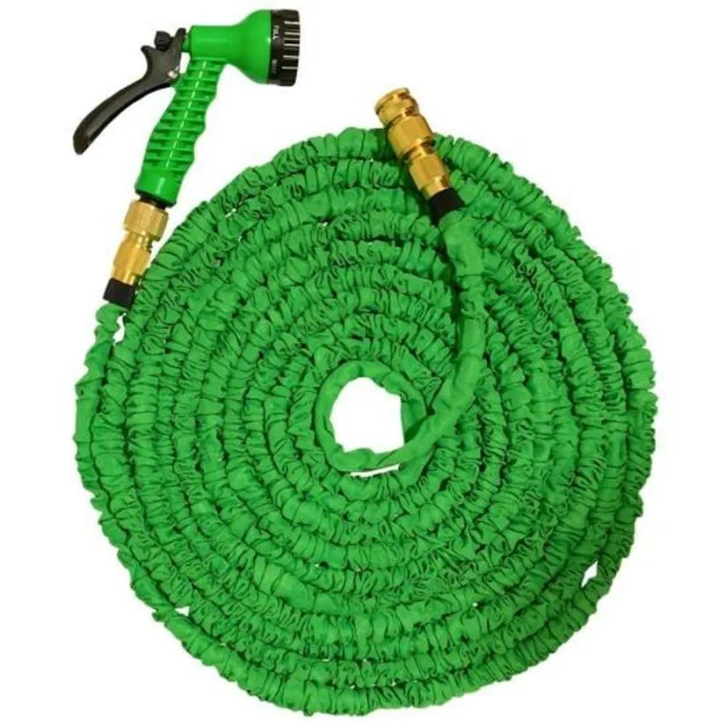 Mangueira Látex KM222CV 18 METROS com 7 Jatos Expansível e Flexível Verde Kepper