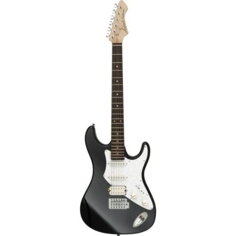 Guitarra Elétrica Pro II 714-STD Fullerton 22 Trastes, Braço em Maple Black Aria Guitars