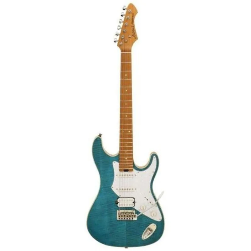 Guitarra Elétrica Aria Pro II 714-MK2 Fullerton com Captadores Alnico-5 Turquoise Blue Aria Guitars