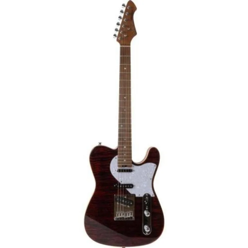 Guitarra Elétrica Pro II 615-MK2 Nashville com 3 Captadores Alnico 5 Ruby Red Aria Guitars