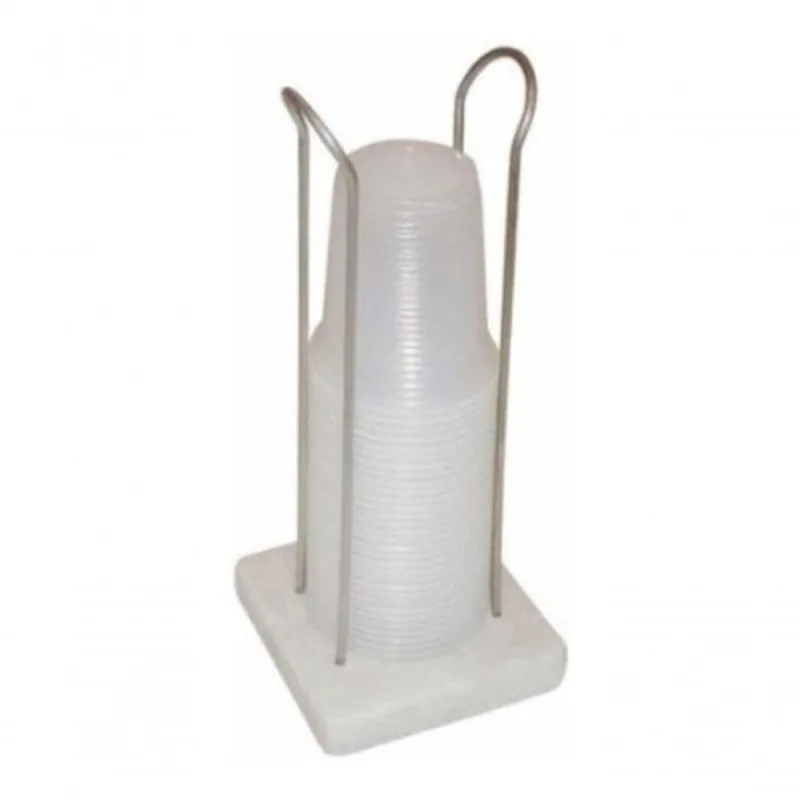 Dispenser de Mesa A32 para Copos Descartáveis de Água 180-200ML em Granito e Aço Inox Higipack - OUTRAS - Utilidades Domesticas