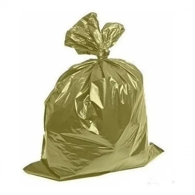 Saco de Lixo 60 Litros Kit 4 Fardos 100 Unidades para Lixeiras 30 a 40 Litros Amarelo Azul Cinza