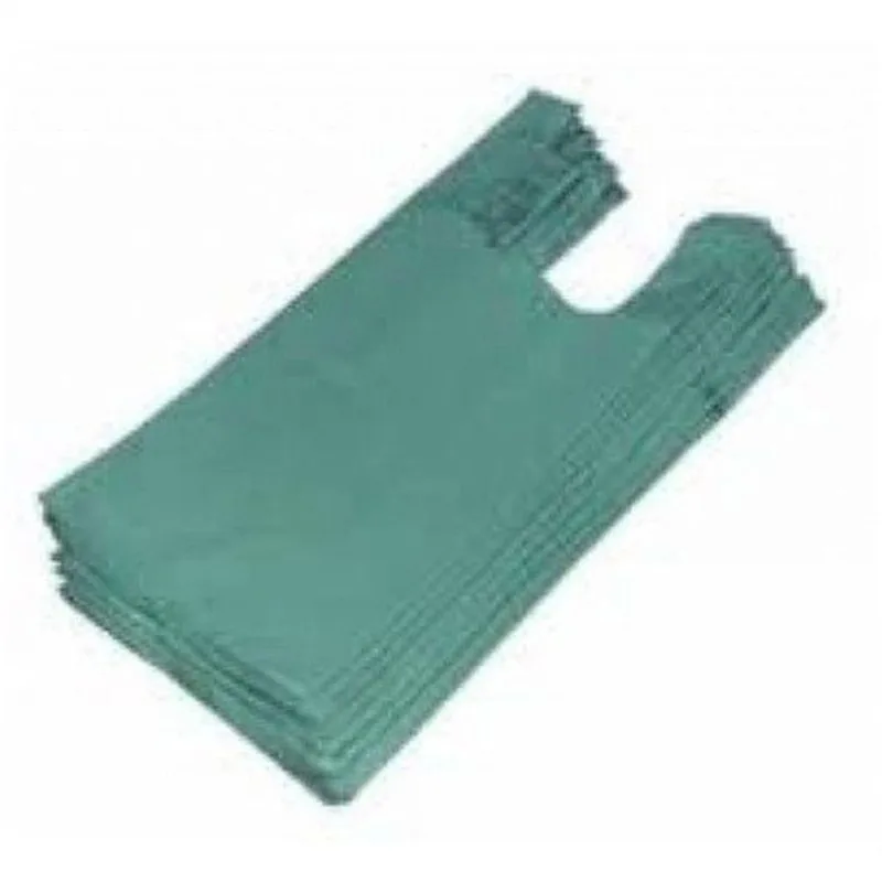 Sacola Plástica Kit de Sacola 10KG 60X80 e 70X90 Reciclada com Fundo Reforçado Verde Higipack