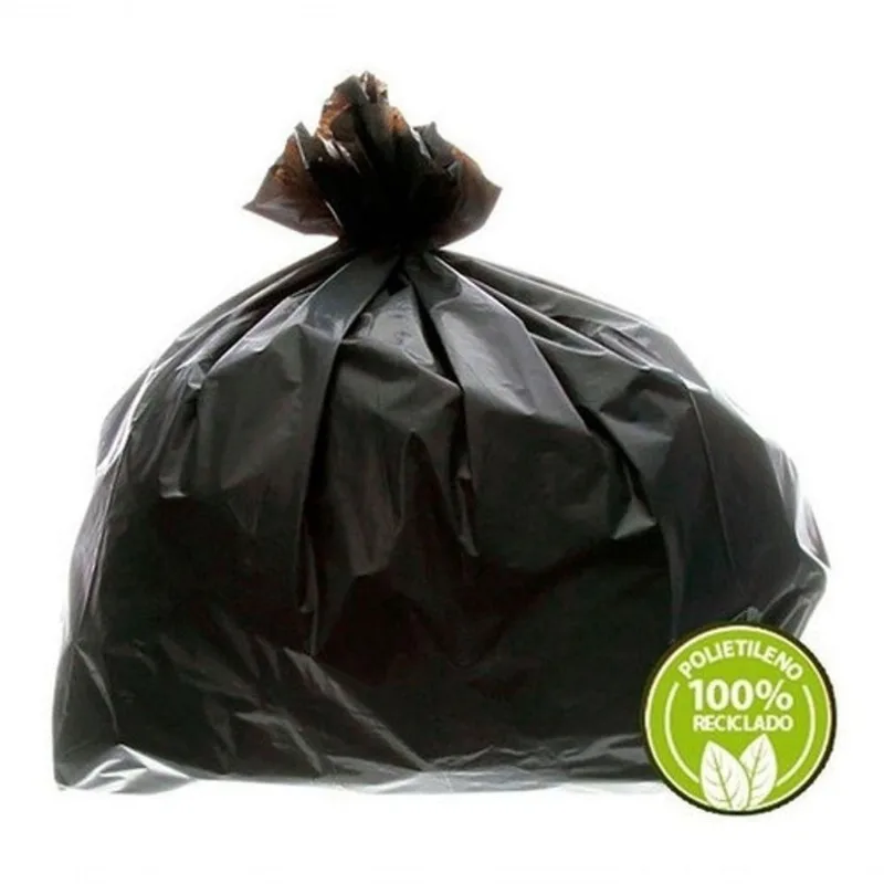 Saco de Lixo 200 Litros Preto Reforçado 100un 90x110 cm para Uso Residencial