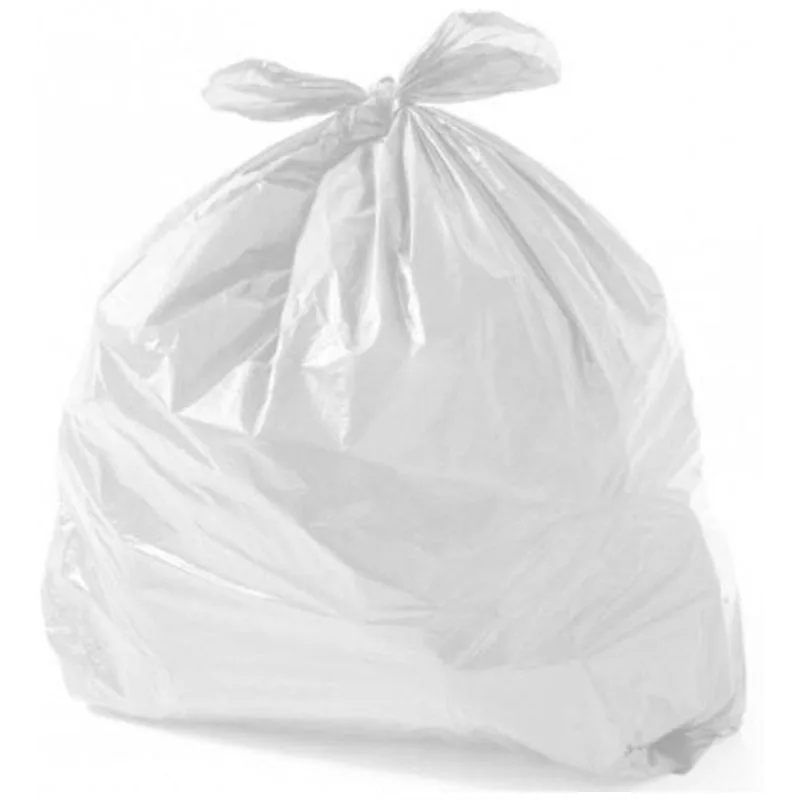 Saco para Lixo Saco de Lixo Branco 60 Litros Intermediário 100 Unidades Higipack