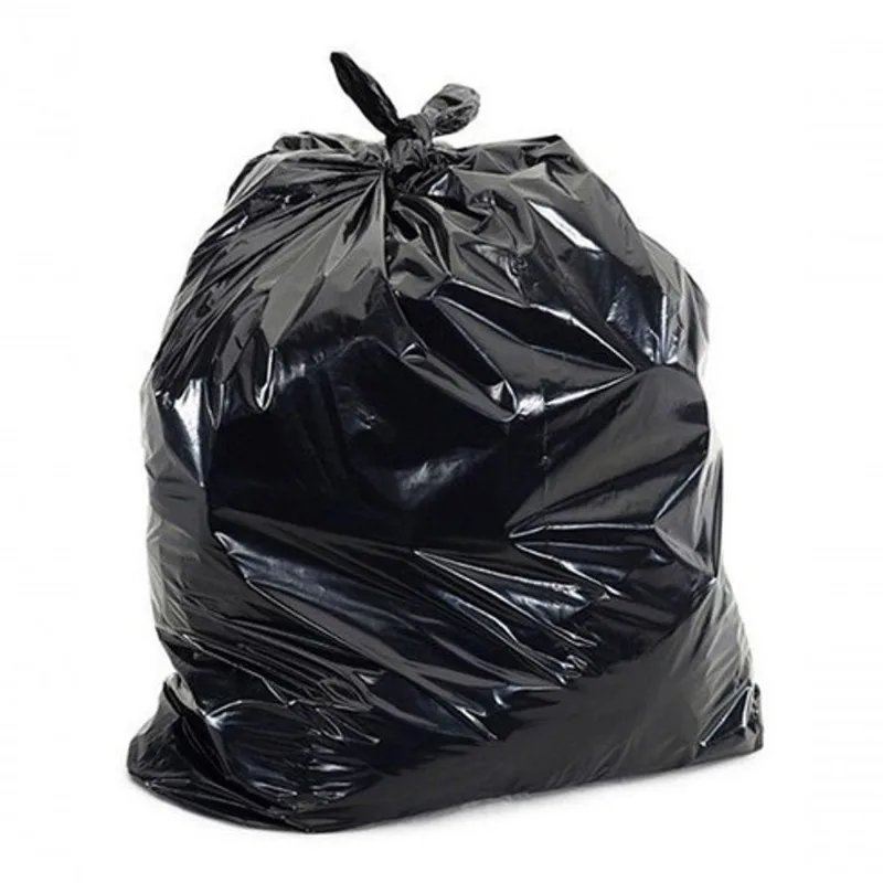 Saco para Lixo 40 Litros Pacote com 100 Unidades Plástico Alta Resistência Preto Higipack