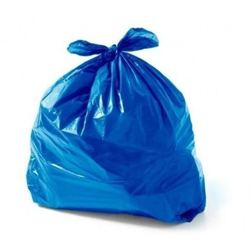 Saco de Lixo 40 Litros Plástico 0,4 com 100 Unidades Azul Higipack