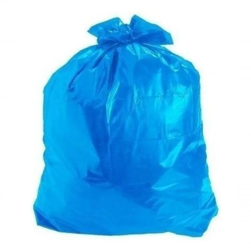Saco para Lixo 15L Azul em Rolo com 100 Unidades para Uso Doméstico Azul Higipack