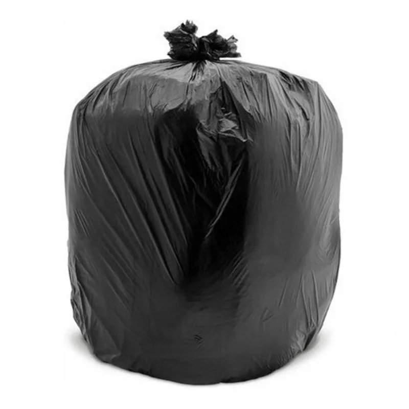 Saco para Lixo Resistente Preto 60L Pacote com 1000 Unidades para Uso Geral Higipack