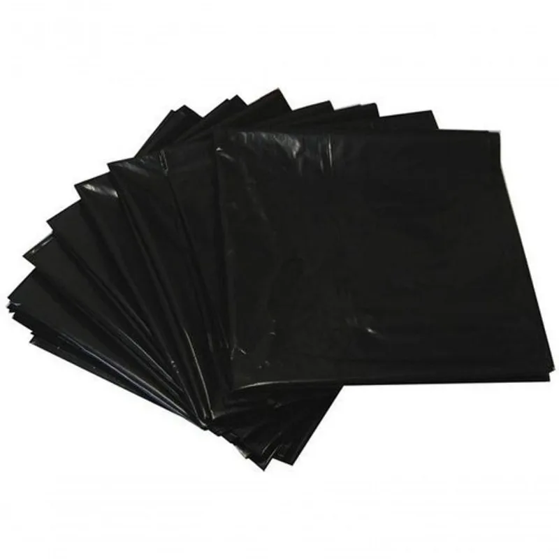 Saco para Lixo 40L Fino em Plástico Pacote 100 Unidades Preto Higipack
