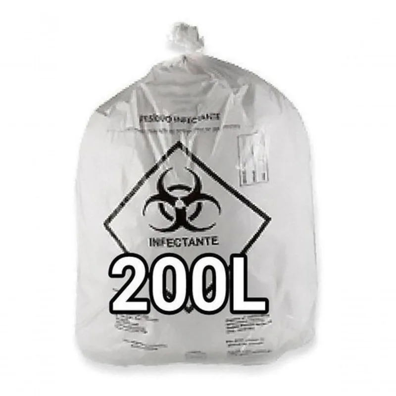 Saco de Lixo Hospitalar para Resíduos Infectantes 200L Alta Resistência Branco Higipack - OUTRAS - Mercado