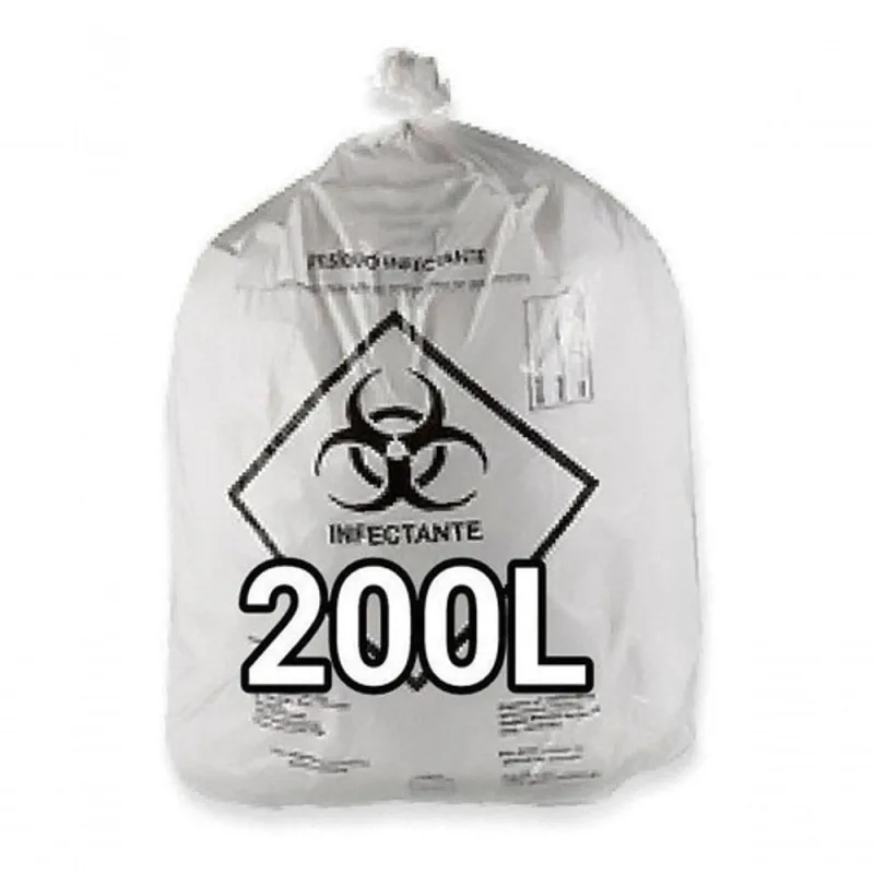 Saco de Lixo Hospitalar para Resíduos Infectantes 200L Alta Resistência Branco Higipack - OUTRAS - Mercado