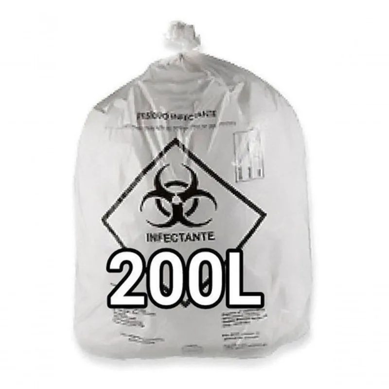 Saco de Lixo Hospitalar para Resíduos Infectantes 200L Alta Resistência Branco Higipack - OUTRAS - Mercado