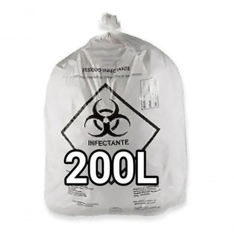 Saco de Lixo Hospitalar Sacos de Lixo Infectante 200l 200 un Branco Higipack - OUTRAS - Mercado