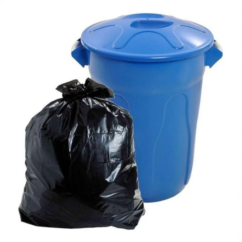 Saco de Lixo 100 Litros Preto Super Reforçado Micra 0,06 com 10 Unidades Higipack
