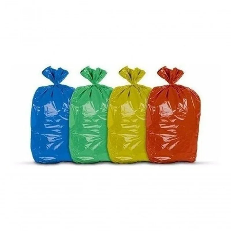 Saco para Lixo Saco de Lixo 60 Litros Coloridos em Polietileno Baixa Densidade Kit 400 Unidades