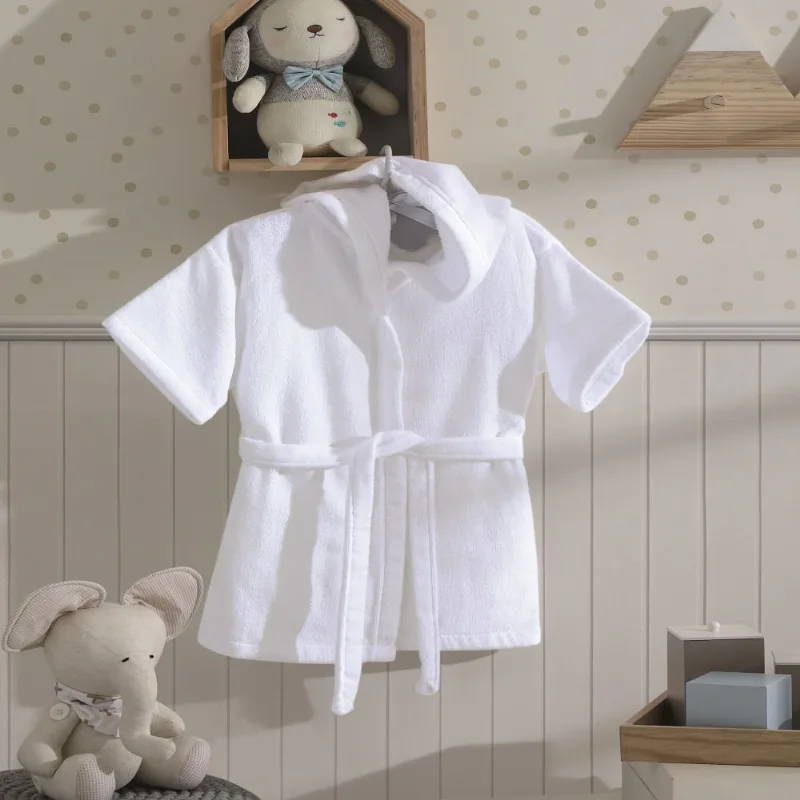 ROUPAO INFANTIL MOD-10 VELOUR AF-958 PBB BRANCO