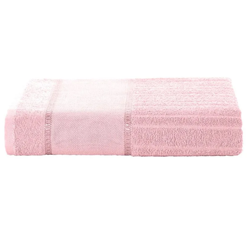 Toalha de Banho Döhler Firenze III para Bordar Toalha de Banho Döhler Firenze III Rosa