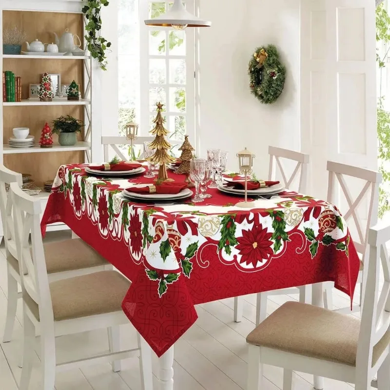 Toalha Centro De Mesa Genebra 78cmx78cm Dohler Natal 79